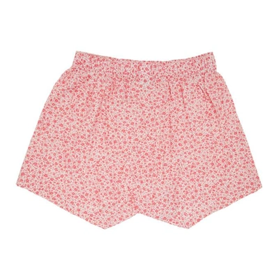 Shop Druthers Pink And White Micro Floral Boxers