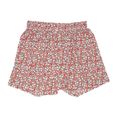 Shop Druthers Red And White Have A Good Time Boxers
