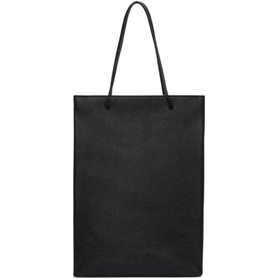 Shop Balenciaga Black Medium Shopping Tote In 1060 Blk/wh