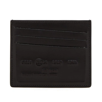 Shop Maison Margiela 11 Stamped Card Holder In Black