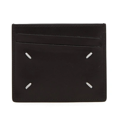 Shop Maison Margiela 11 Stamped Card Holder In Black