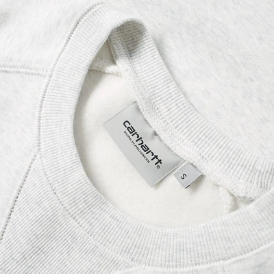 Shop Carhartt Chase Sweat In Grey