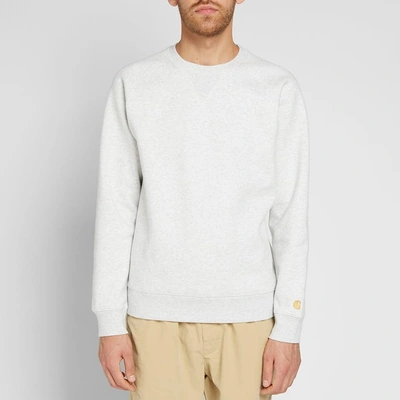 Shop Carhartt Chase Sweat In Grey