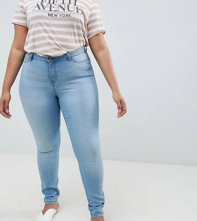 Junarose Organic Wash Detail Skinny Jeans - Blue | ModeSens