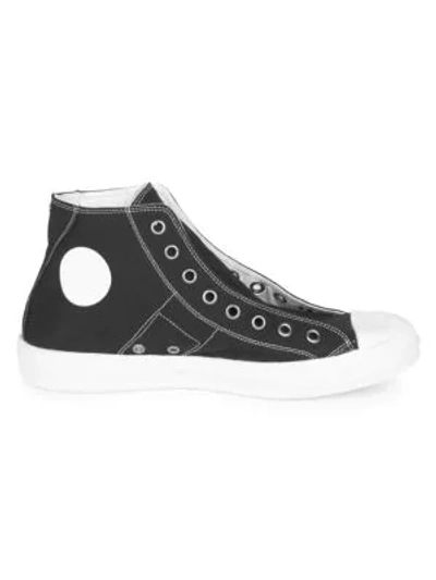 Shop Maison Margiela Stereotye High-top Sneakers In Black