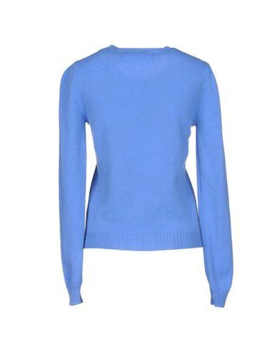 Shop Maurizio Pacini Sweater In Pastel Blue