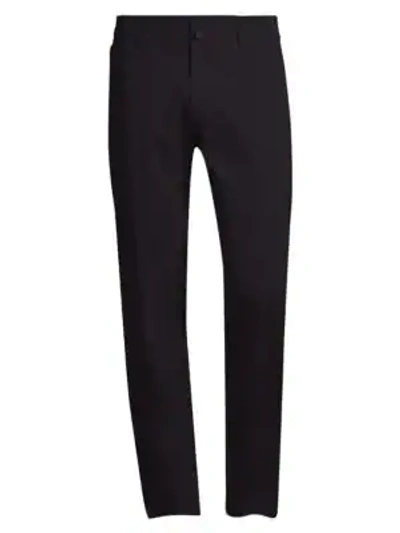 Shop Theory Men's Tech Raffi Straight-fit Stretch Pants In Black