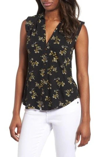 Shop Lucky Brand Floral Tank In Black Multi