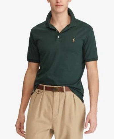 Shop Polo Ralph Lauren Men's Classic-fit Soft-touch Cotton Polo In College Green