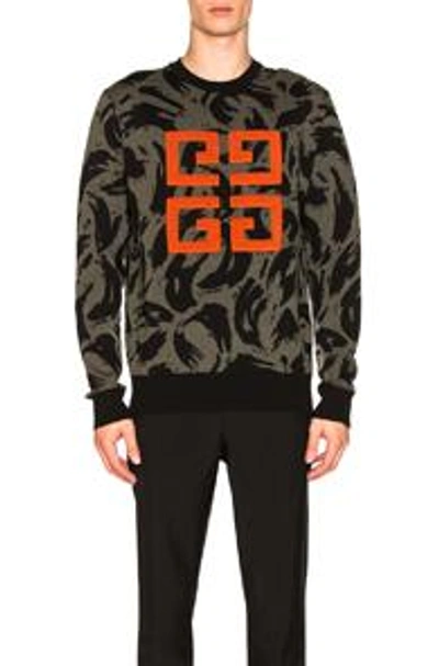 Shop Givenchy 4g Sweater In Black,abstract