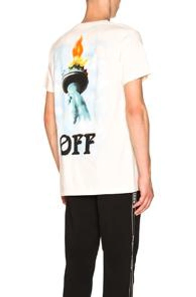 Shop Off-white Liberty Slim Tee In White