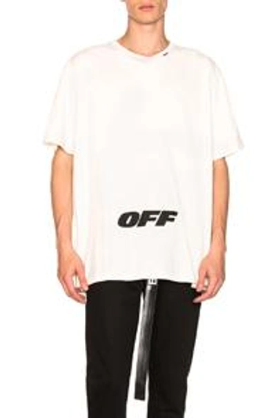 Shop Off-white Wing Off Oversized Tee In White