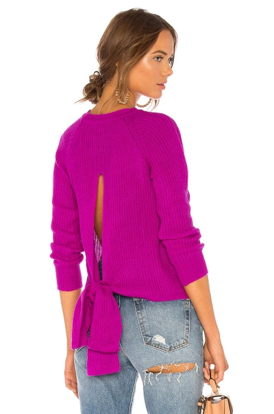 Shop Lovers & Friends Lovers + Friends Crew Neck Sweater In Purple. In Magenta