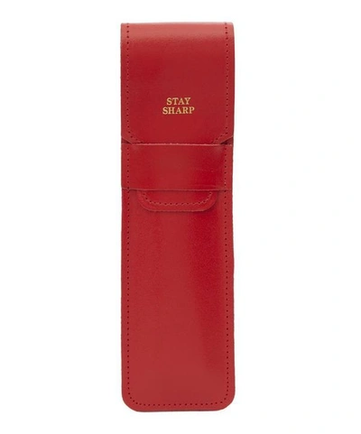 Shop Ark Stay Sharp Pencil Case In Red