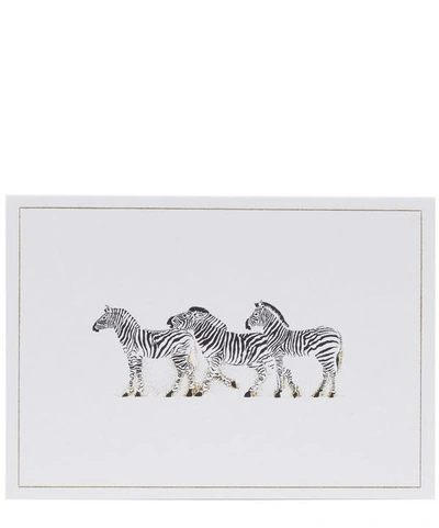 Shop Peter Pauper Zebra Note Cards In White