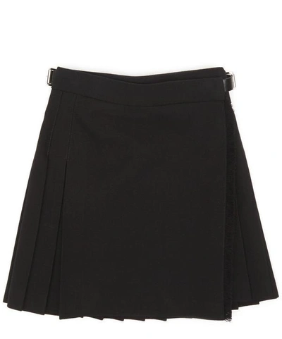 Shop Le Kilt Classic Tartan A-line Skirt 1-8 Years In Black