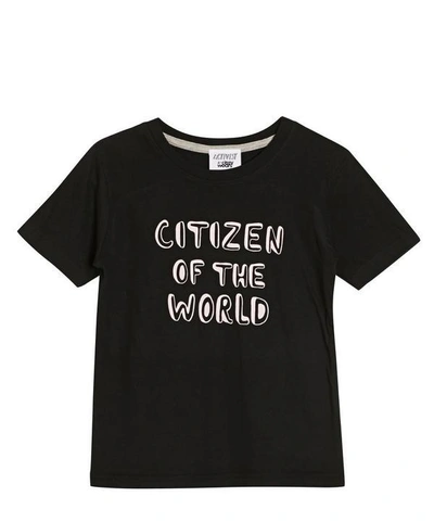 Shop 'activist' By Cissy Wears Citizen Of The World T-shirt 2-8 Years In Black