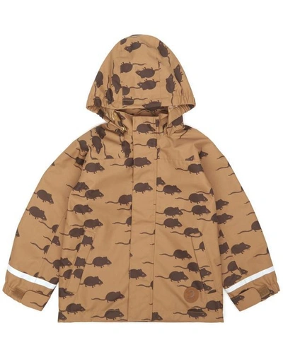 Shop Mini Rodini Edelweiss Mouse Jacket 12 Months-8 Years In Brown