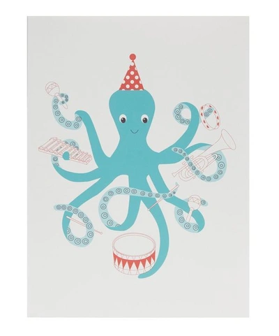 Shop Karin Akesson Musical Octopus Print In White