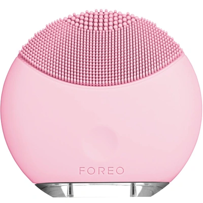 Shop Foreo Silicone Facial Brush  Luna Mini Petal Pink