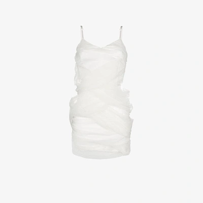 Shop Y/project Y / Project Tulle Wrapped Slip Dress In White
