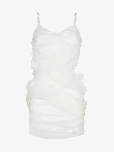 Shop Y/project Y / Project Tulle Wrapped Slip Dress In White