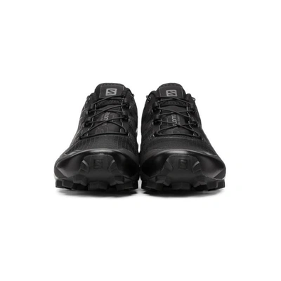 Shop Salomon Black S/lab Speedcross Ltd Sneakers In Bk/autobahn