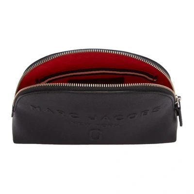 Shop Marc Jacobs Black Dome Cosmetic Case In 001 Black