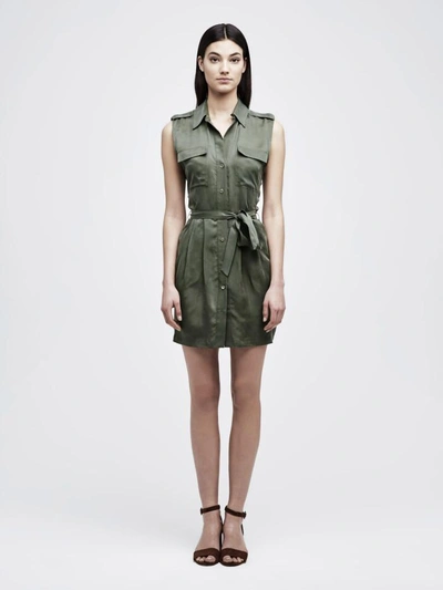 Shop L Agence Evelyn Dress In Beetle