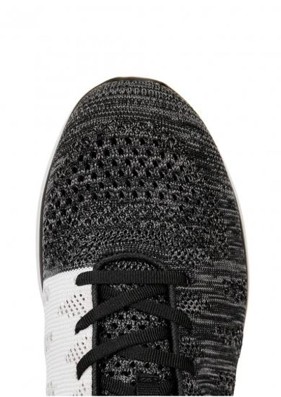 Shop Apl Athletic Propulsion Labs Techloom Pro Black And Grey Knitted Trainers
