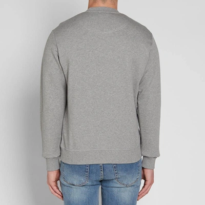 Shop Kenzo Tiger Embroidered Sweat In Grey