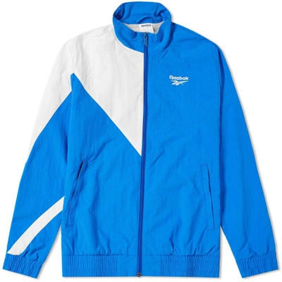 Reebok Classics Blue And White Lf Track Jacket In Vital Blue | ModeSens