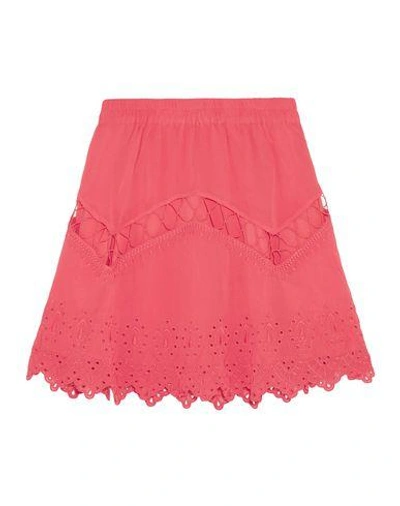 Shop Iro Mini Skirt In Coral