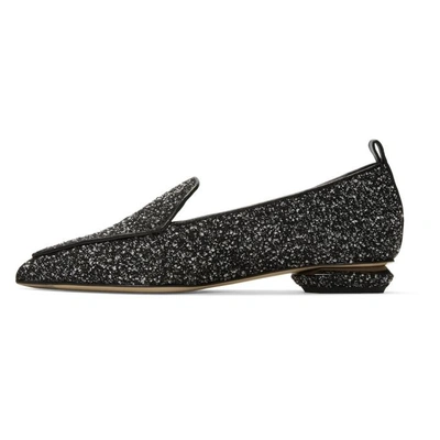 Shop Nicholas Kirkwood Black And White Beya Loafers In Wn1 Blk/wht