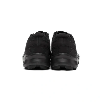 Shop Salomon Black S/lab Speedcross Ltd Sneakers In Blk/blk/aut