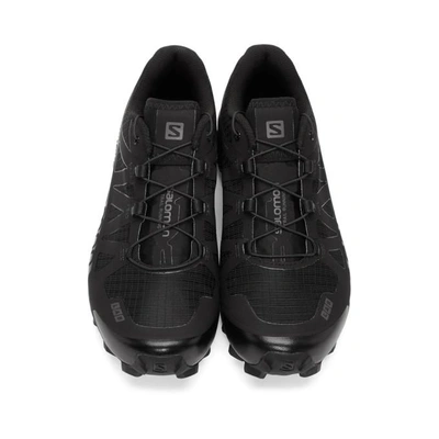 Shop Salomon Black S/lab Speedcross Ltd Sneakers In Blk/blk/aut