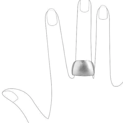 Shop Torrini Rings Trapezoidal Sterling Silver Ring
