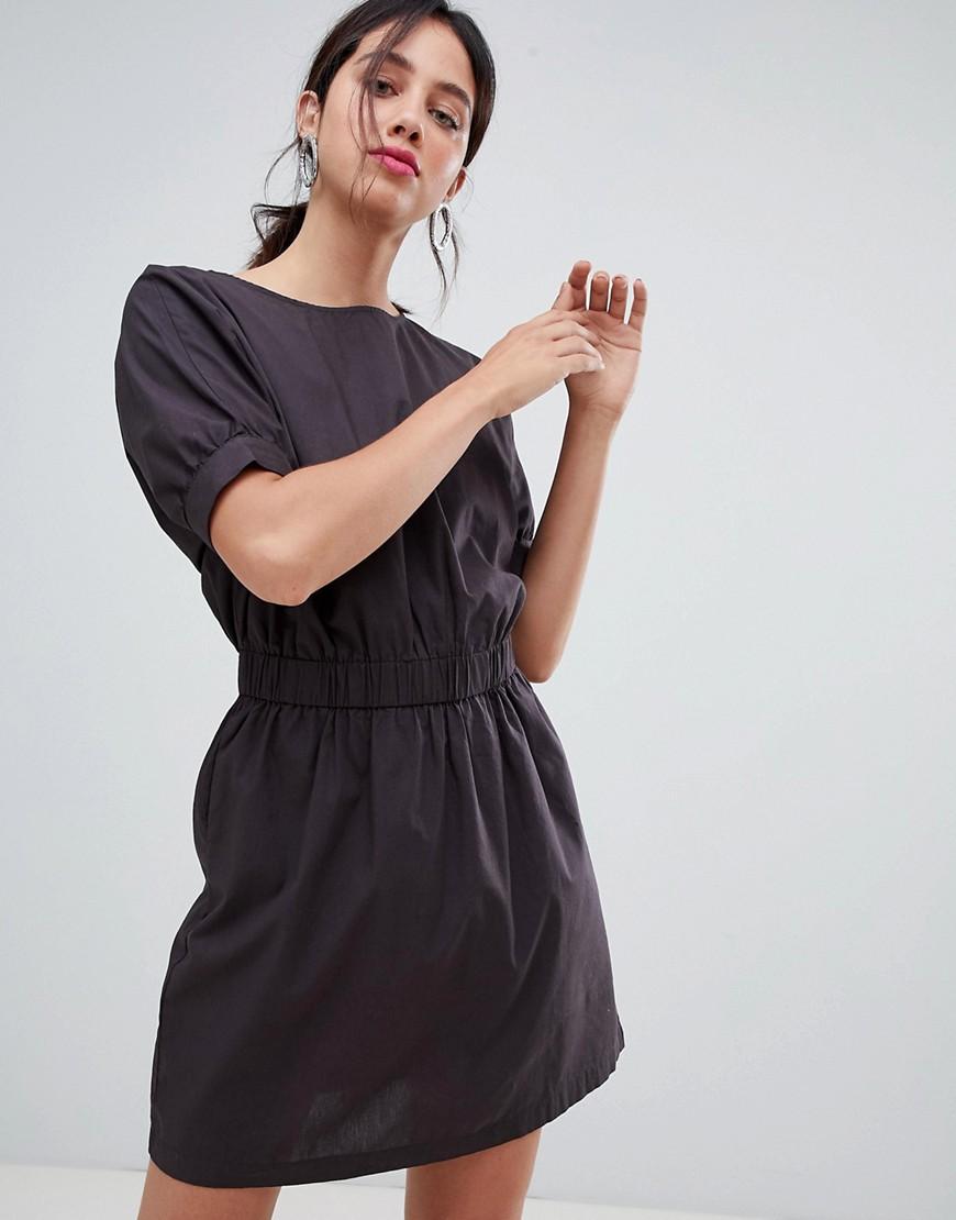 Vero Moda Aware Waist Detail Mini Dress In Black - Black | ModeSens
