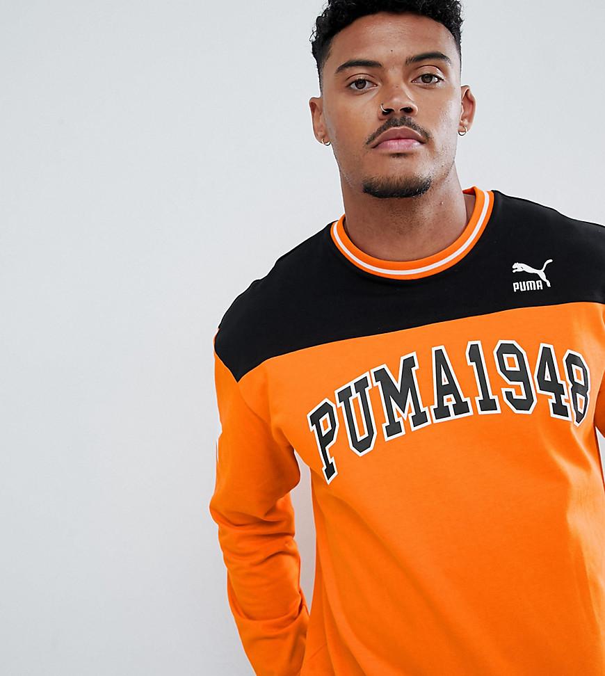 orange puma sweatshirt