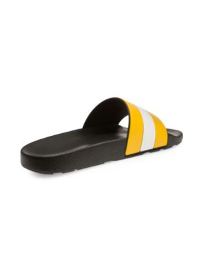 Shop Bally Striped Pool Slides In Kodak