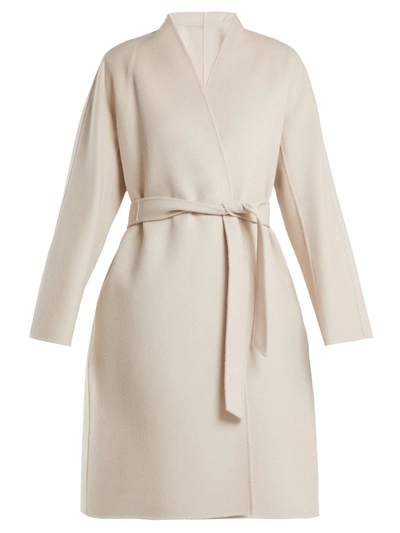 Weekend Max Mara - Gimmy Belted Wool Coat - Womens - Cream | ModeSens