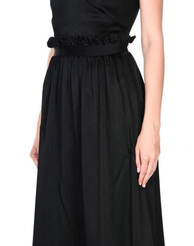 Shop Msgm Long Dresses In Black