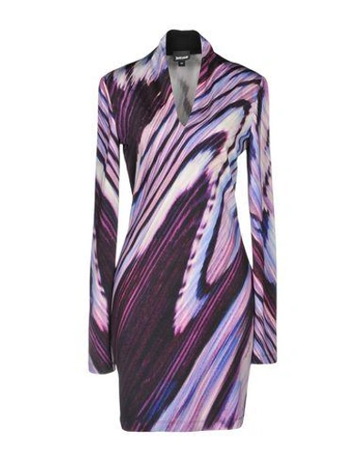 JUST CAVALLI JUST CAVALLI WOMAN MINI DRESS MAUVE SIZE 8 VISCOSE, ELASTANE 34864221TT 5