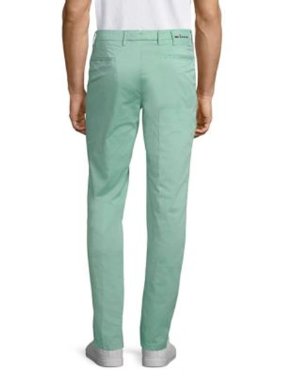 Shop Kiton Classic Straight-fit Jeans In Dark Teal