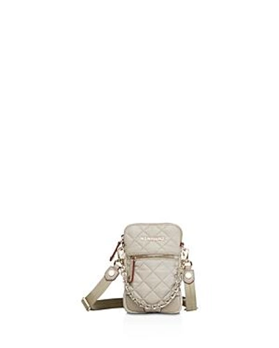Shop Mz Wallace Micro Crosby Crossbody In Atmosphere/gold