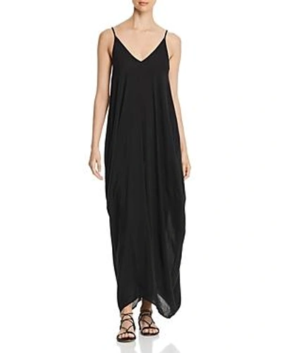 Shop Elan V-neck Maxi Dress In Black