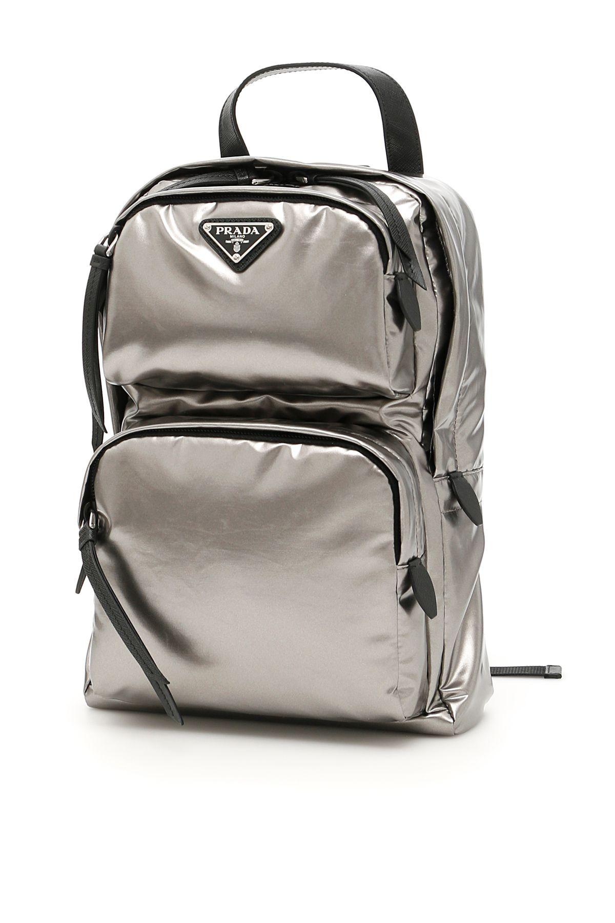 prada one shoulder nylon backpack
