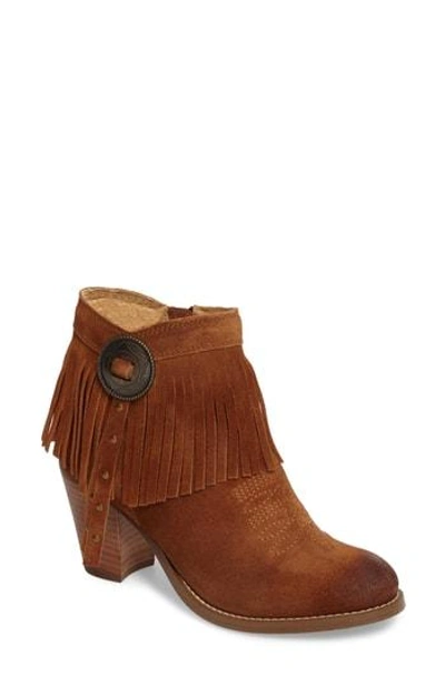 Shop Ariat Unbridled Avery Bootie In Whiskey Suede