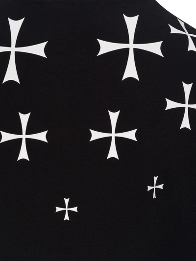 Shop Neil Barrett Tshirt Stars Multi In Black + White