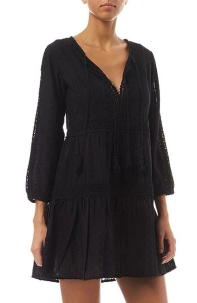 Shop Melissa Odabash Reid Cover-up Dress In Black